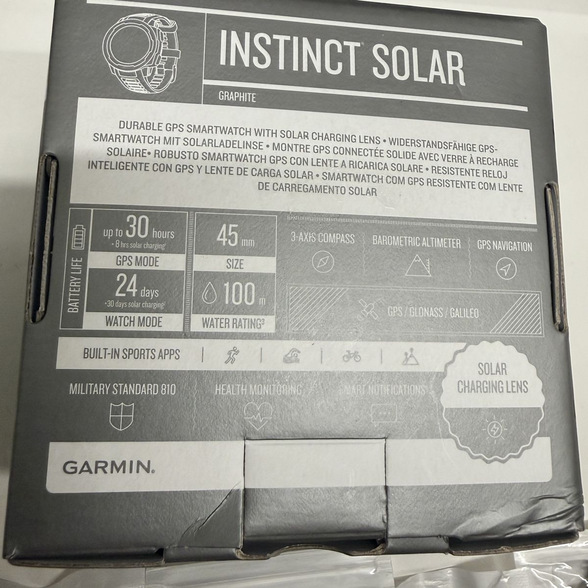 Garmin Smartwatch: Garmin Instinkt Solar – D'occasion à Chur par Reginn 2