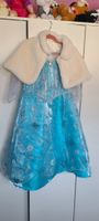 Eiskönigin Elsa Kleid mit Cape, Grösse 116/122  Disneyland