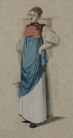 SCHMIED David Alois (1791-1861) - Berner Frau - 19. Jhrdt.