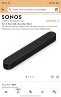 Barre de son Sonos Beam Ultra, noire, neuf sous emballage