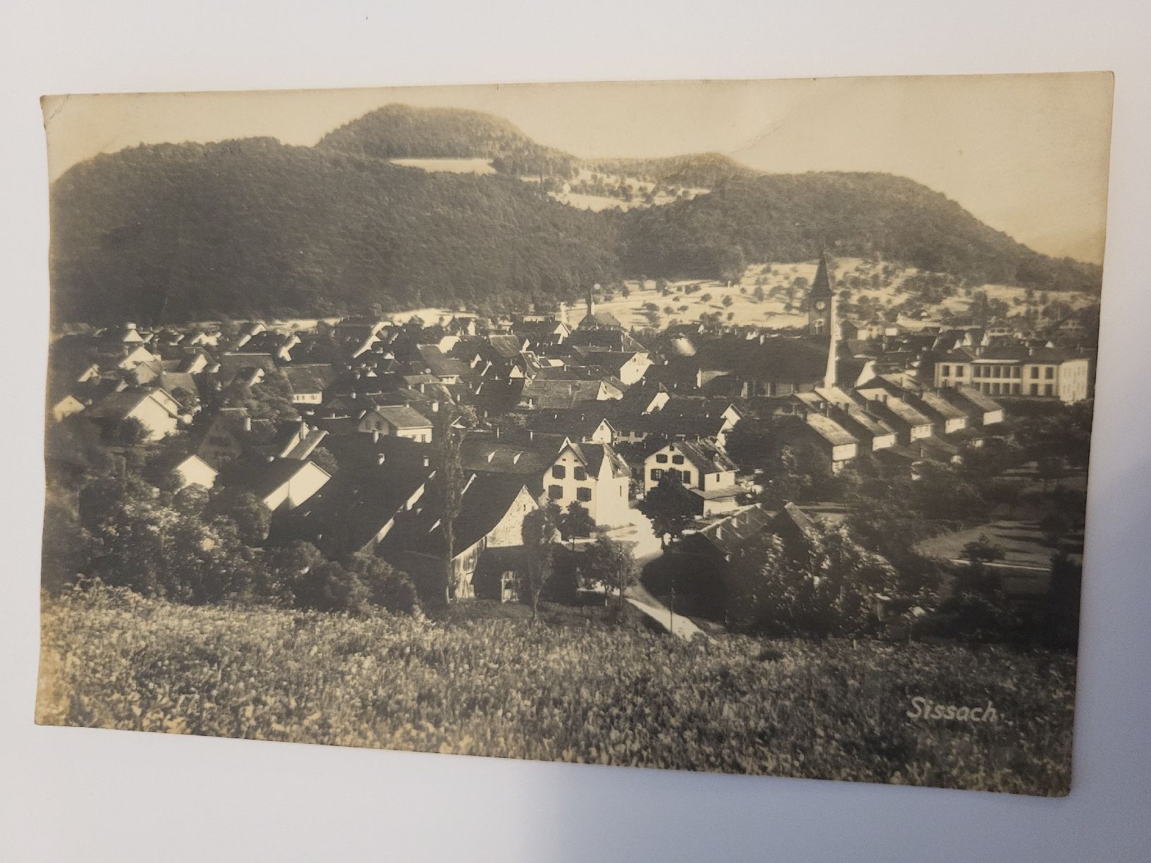 Ansichtskarten: Ansichtskarte Sissach mit Beschriftung  R17 – Gebraucht aus nunningen von mic_88k2