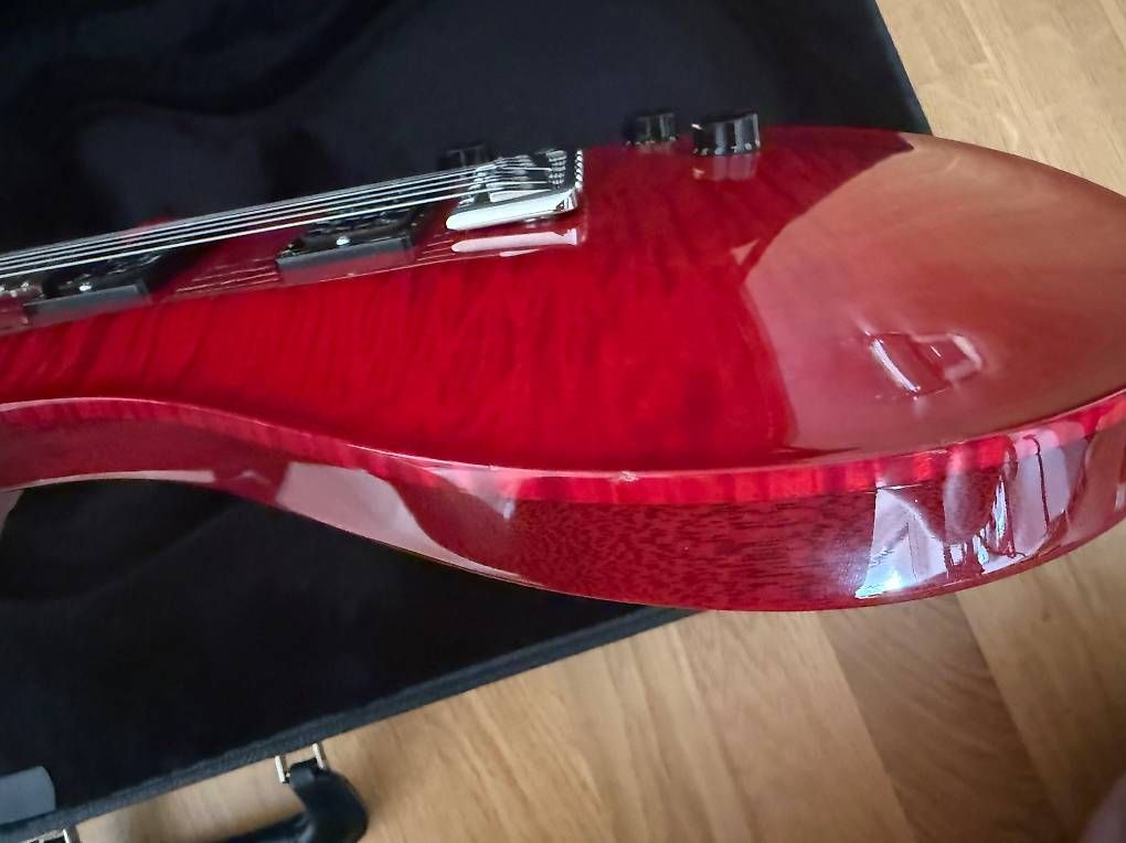 PRS Strumenti musicali: PRS Custom 24 10-top 1997 Scarlet Red (3.6kg) – Usato da Düdingen venduto da ChrisSpareShelf 9