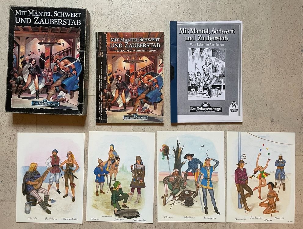 DSA Mit Mantel, Schwert und Zauberstab DSA3 Regelbox Kaufen auf Ricardo