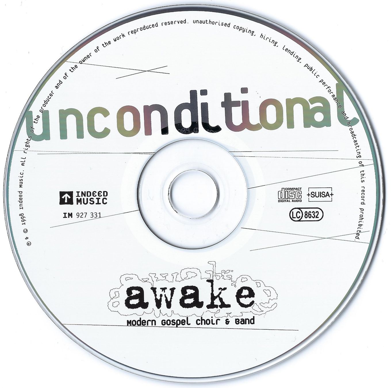 CD: Awake - Unconditional - Modern Gospel CD – Usato da Steinhausen venduto da rasuni 1
