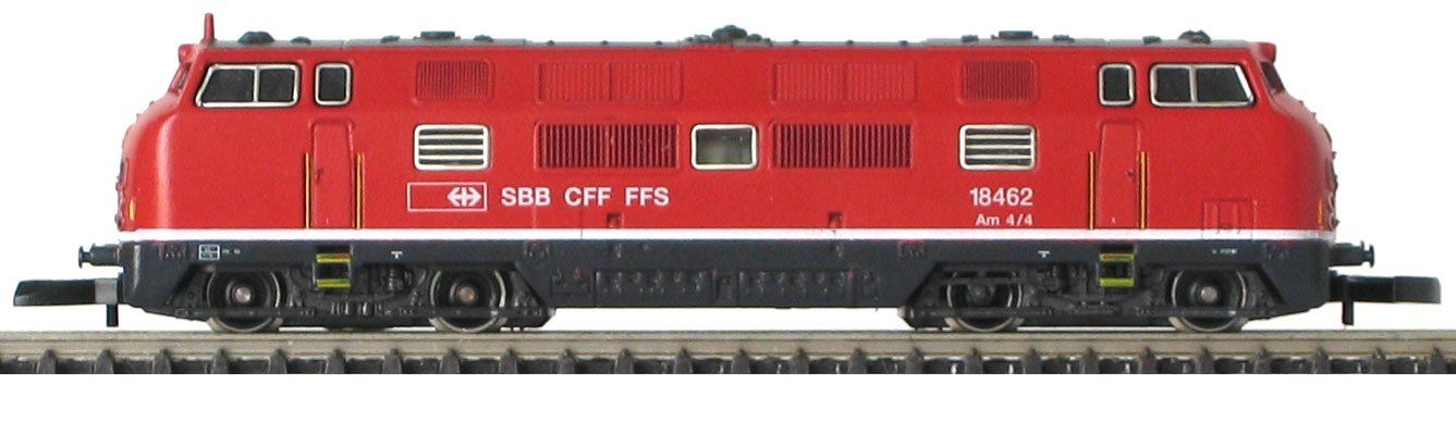 Z Scale Marklin Mini-Club 8833 Swiss AM 4/4 Diesel Locomotive Leds