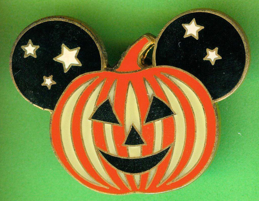 Disney Placchette & Badge: Disney   MICKEY  Kürbis  Halloween – Usato da Winterthur venduto da Sammleroase