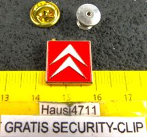 CITROEN AUTO LOGO GEPRÄGT MIT SECURITY-CLIP OLDTIMER VINTAGE