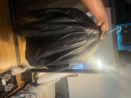 Schöne Biker Lederjacke