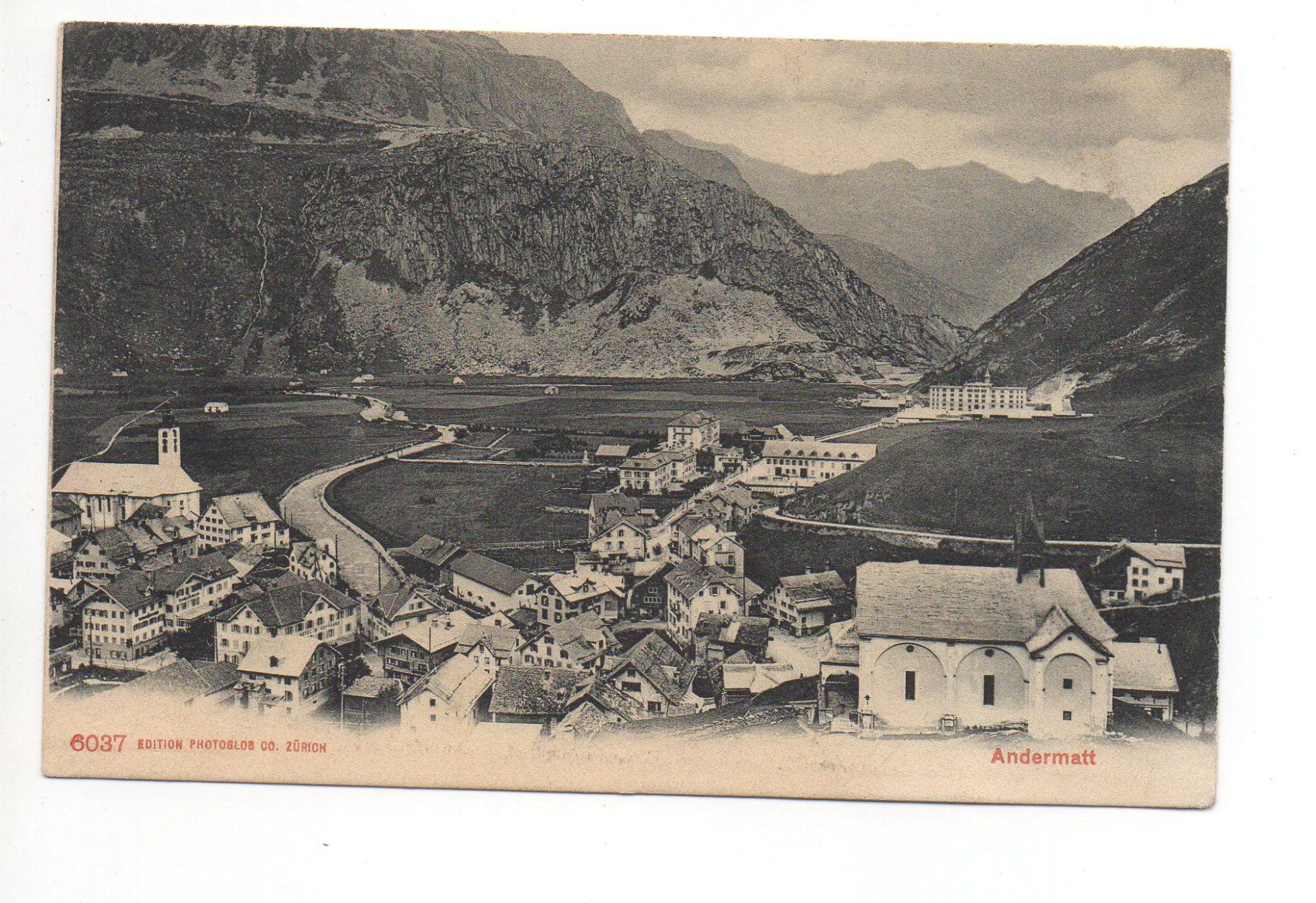 Cartoline postali: ANDERMATT – Usato da Jona venduto da philajona
