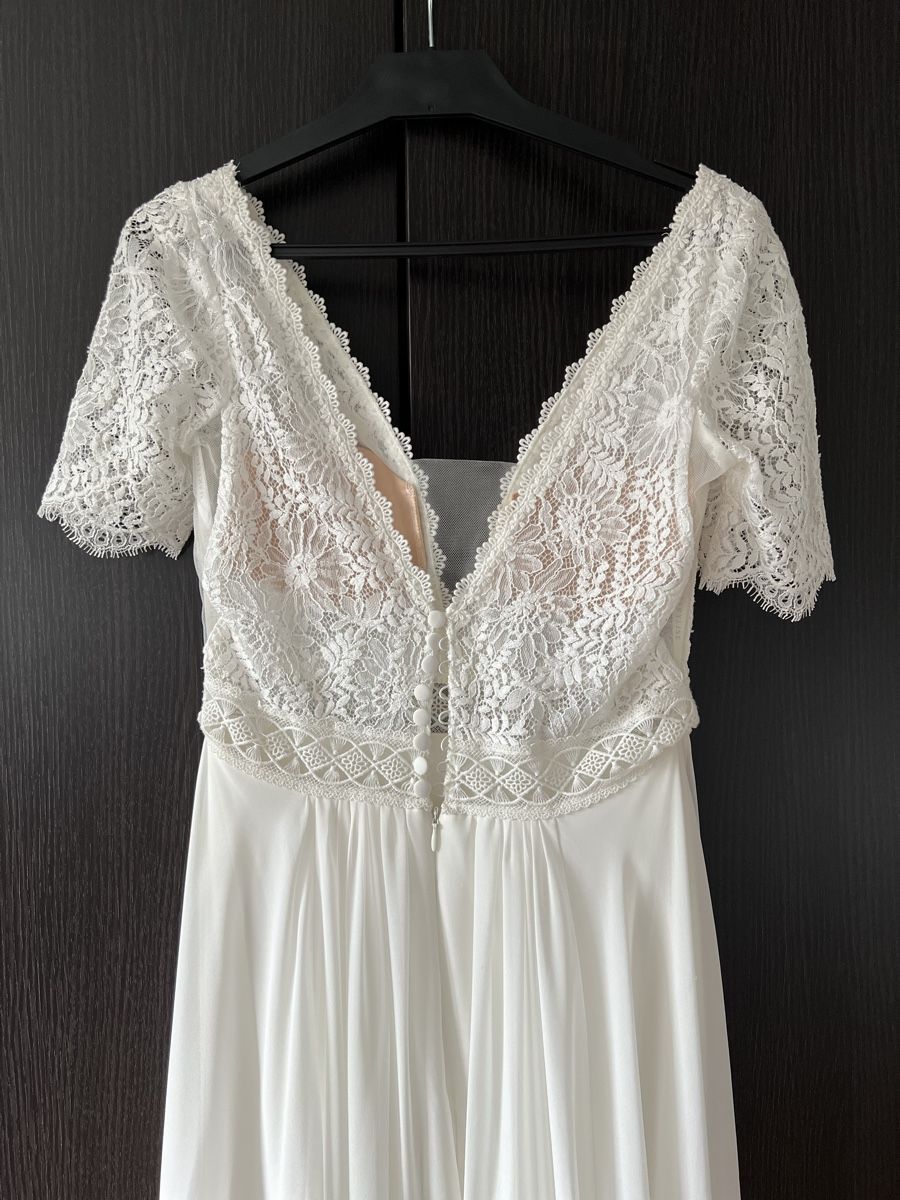 Kleider: Brautkleid Gr. 36 Boho – Neu (gemäss Beschreibung) aus Erlach von sch_w9np 4
