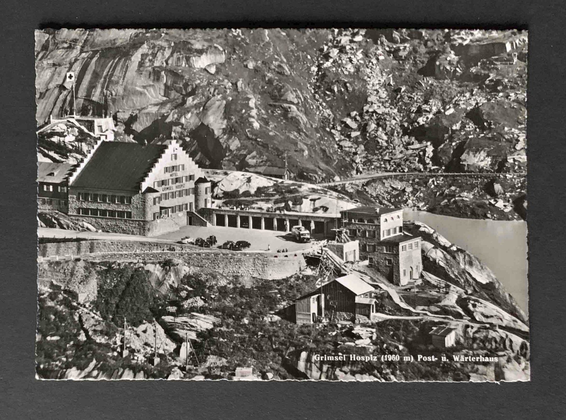 Cartes postales: AK Grimsel Hospitz Post und Wärterhaus – D'occasion à Goldau par artelier1