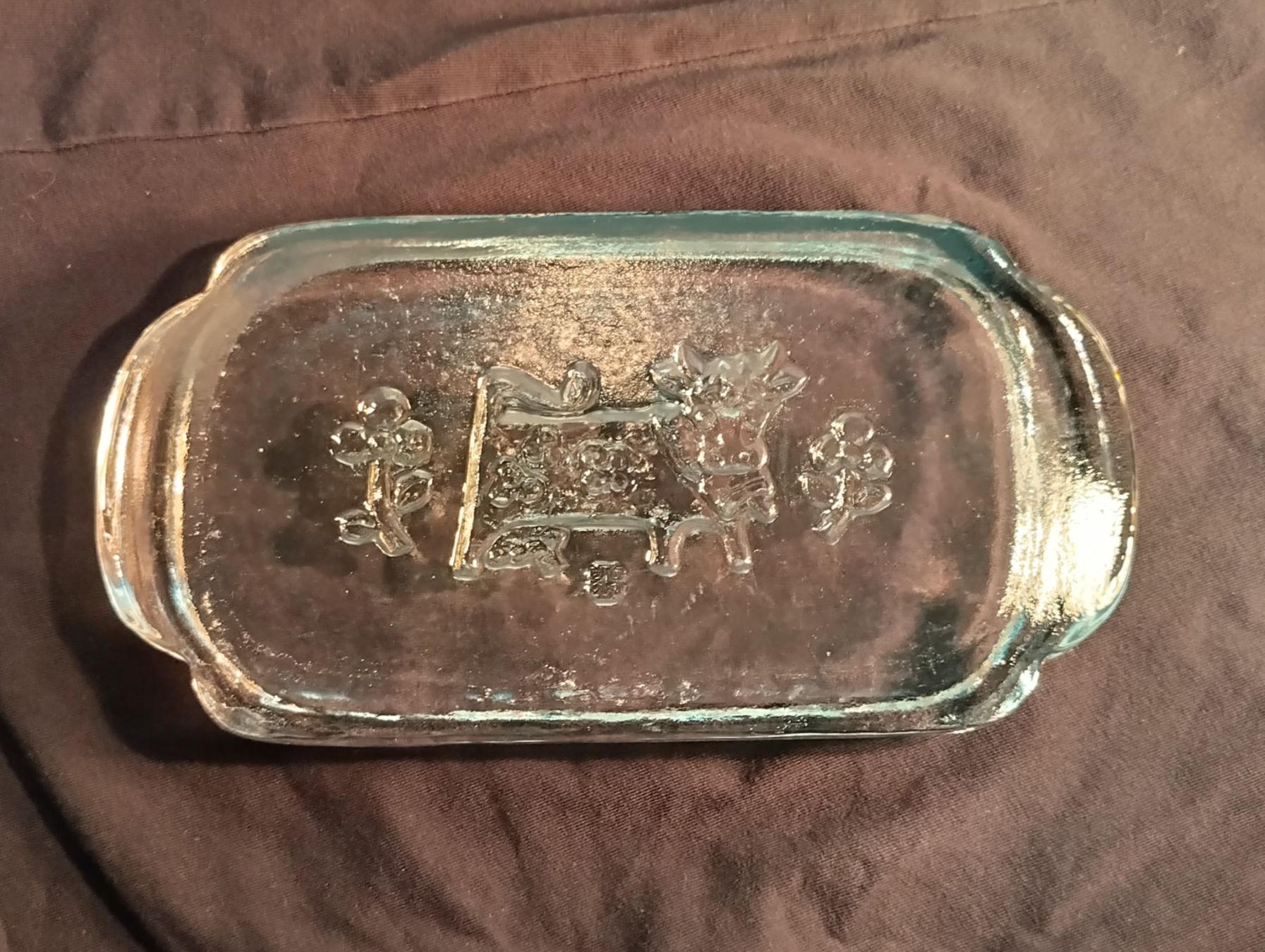 Piatti di portata: Steinlin Butterschale, Glas, mit Kuh – Nuovo (secondo la descrizione) da Bellach venduto da JingleCherry 1