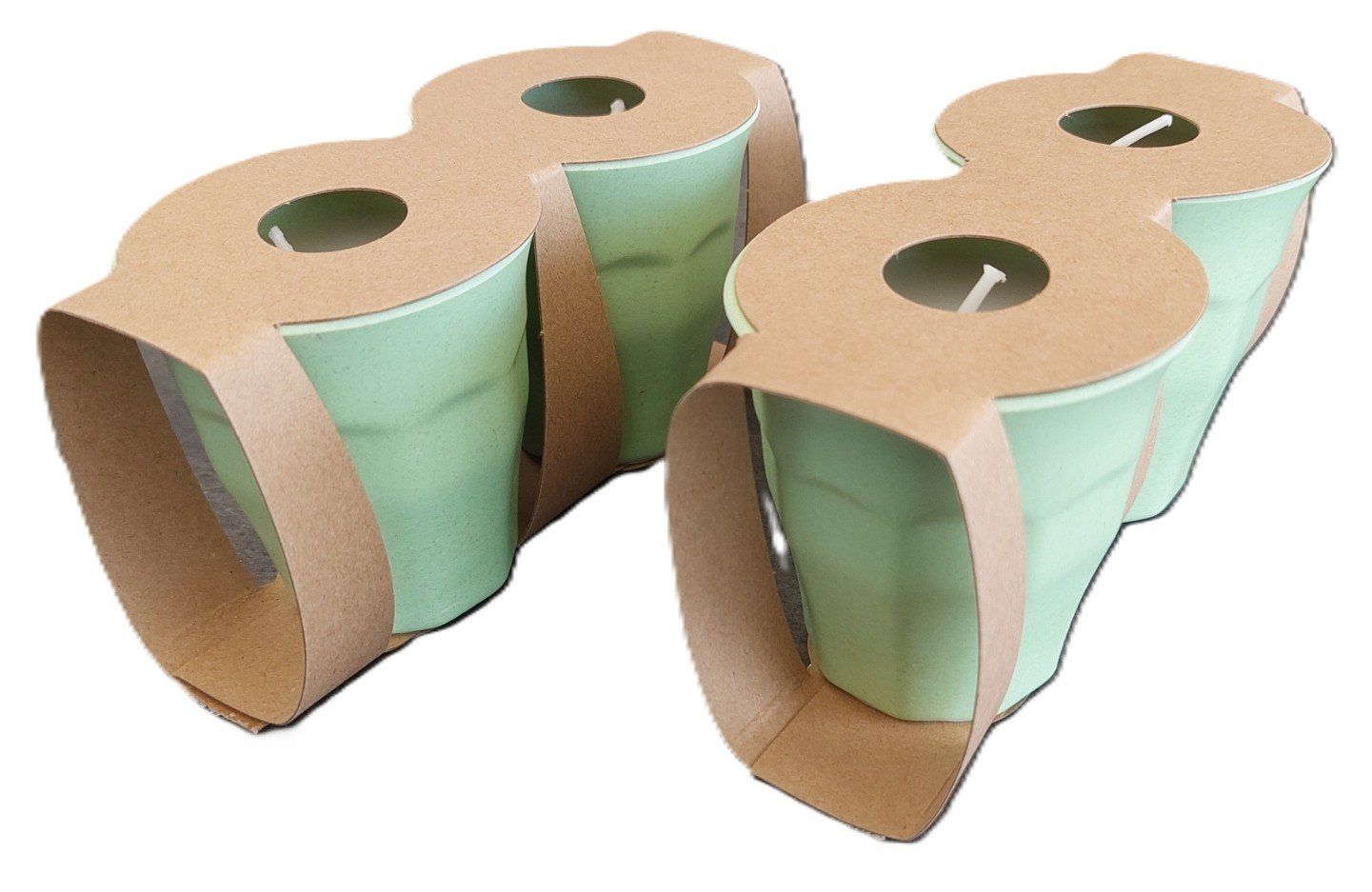 Kerzen: Balthasar Kerzen im Becher Mint • 4er Pack • NEU! – Neu und originalverpackt aus Schongau von lanobe 3