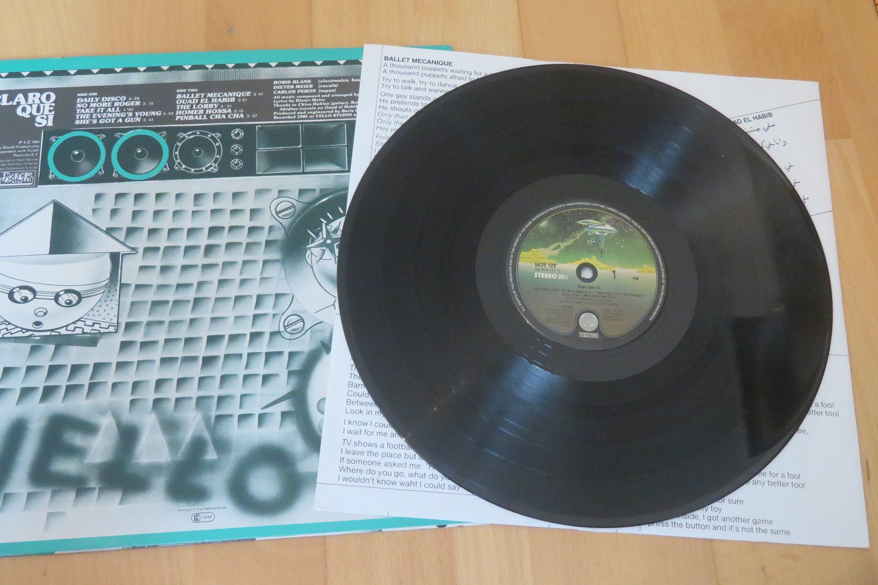 Dischi in vinile: Yello – Claro Que Si – Usato da Thun venduto da Karibu70 3