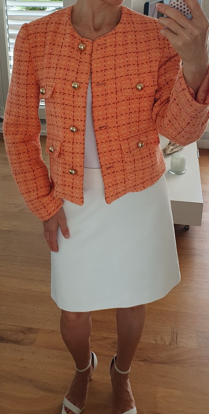 Mango Giacche: Blazer Mango orange/gold Grösse 34 – Usato da Stansstad venduto da InStyle8 9