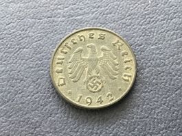 Drittes Reich 5 Reichspfennig 1942 A