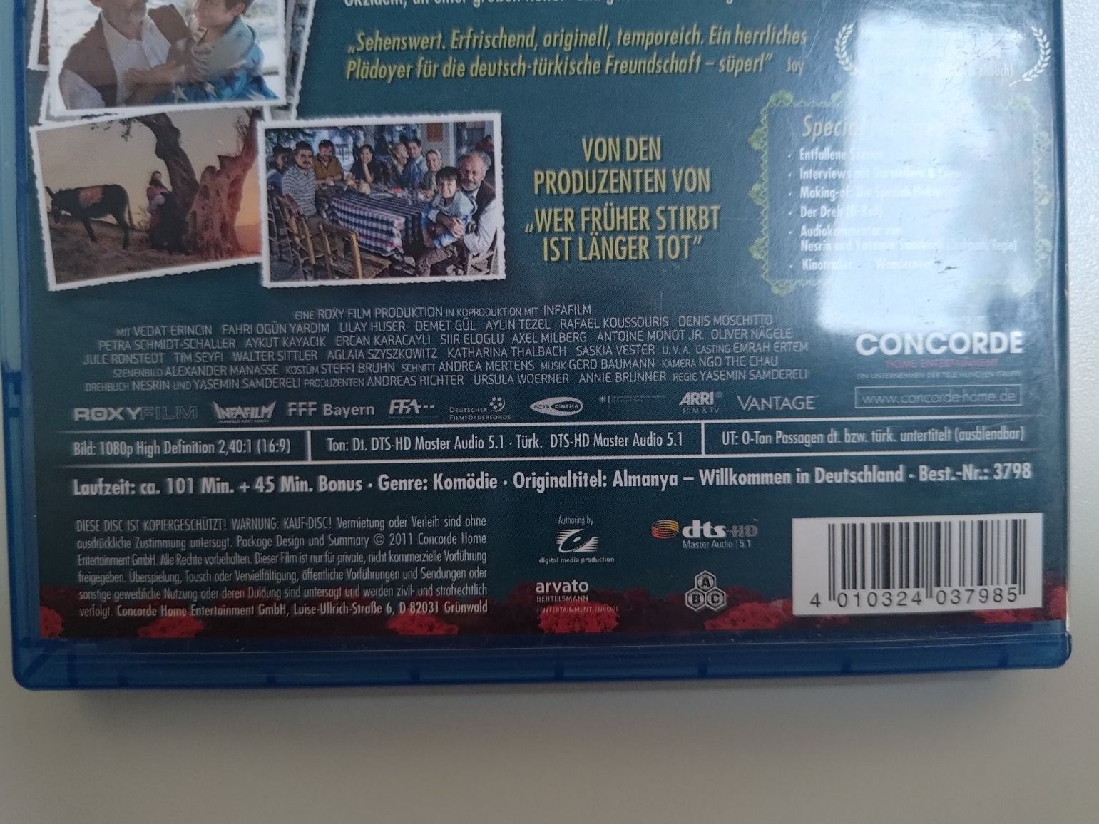 Tutti i DVDs: Almanya - Willkommen in Deutschland – Usato da Liestal venduto da Kratzilla 3