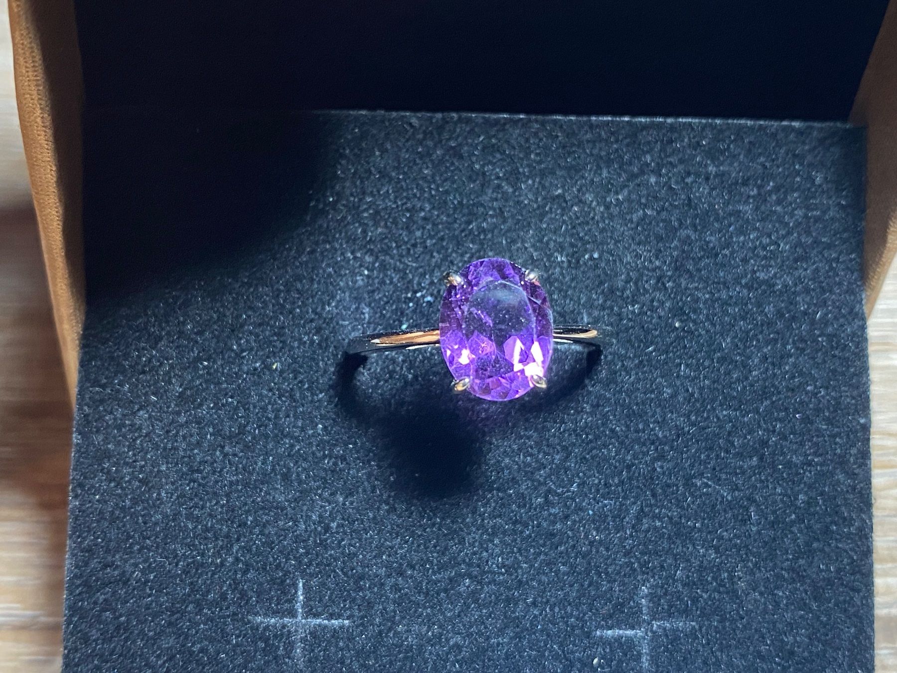 Bagues: Amethyst Ring Silber 925 vergoldet – Neuf avec emballage d'origine à Laax GR par Kiki-Kingdom2 8