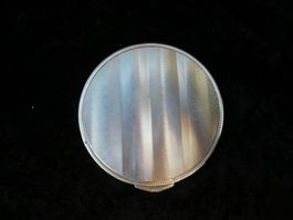 Antike Puderdose in 925 Silber