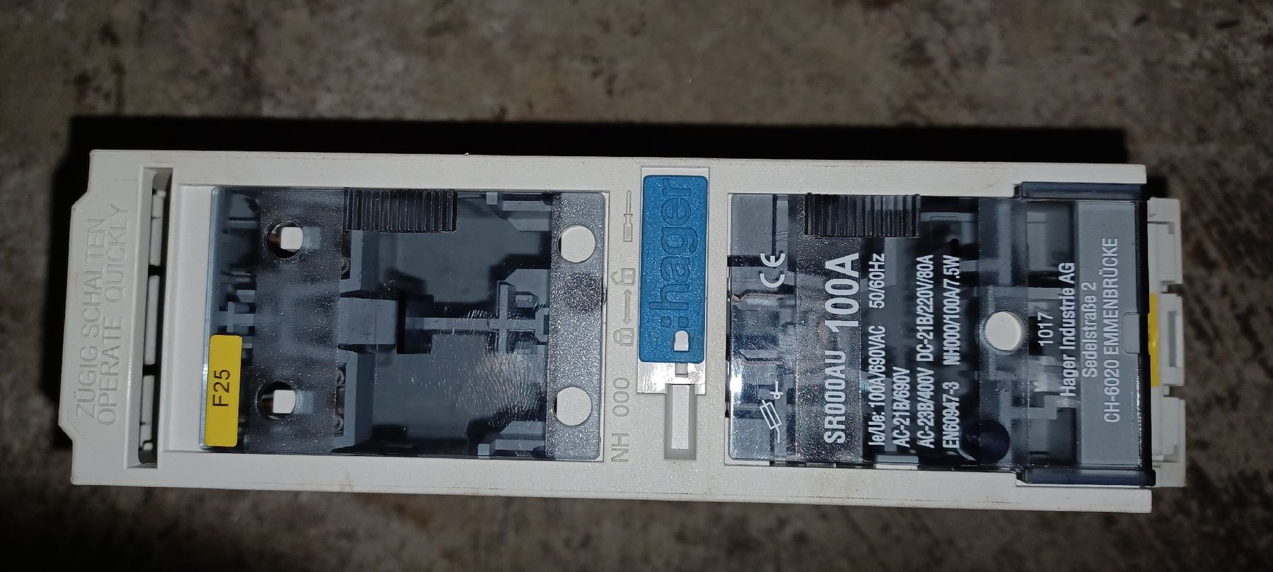 Hager Elektronikbauteile: NH-Trenner – Gebraucht aus Lommis von Mondeo63070 5