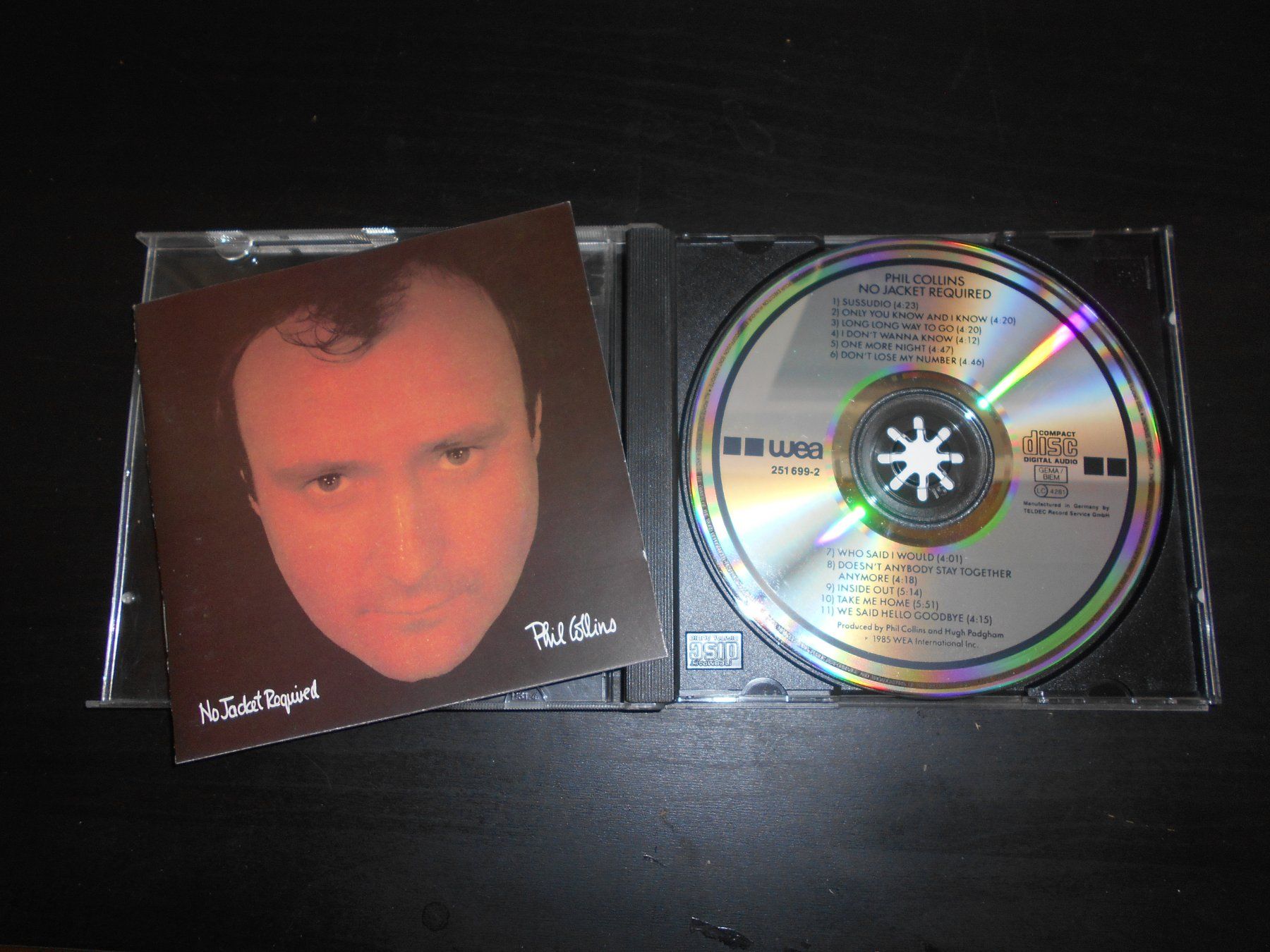 CDs: Phil Collins – No Jacket Required / 1985 – Gebraucht aus Aarberg von witchhunter01