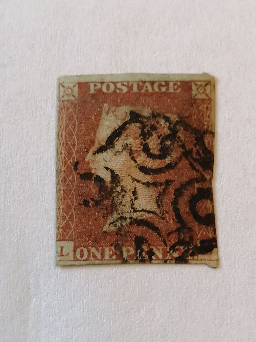 Alle Briefmarken: One Penny Red 1841, Platte 31 – Gebraucht aus Happerswil von tschergi