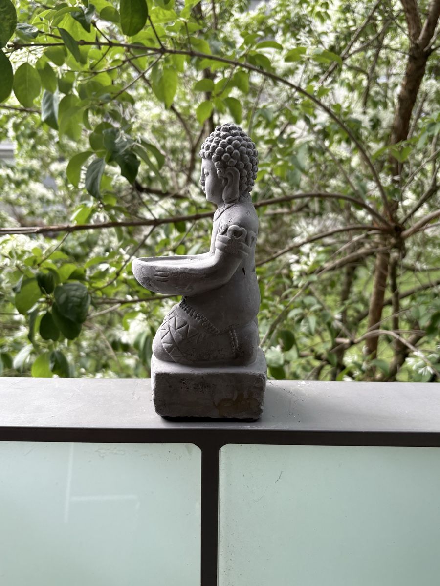 Sculture & Statue: Stone Buddha Candle Holder Statue Decor Zen – Usato da Genève venduto da ton_h779 8
