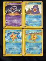 Starmie, Staryu Skyridge 4 Cards Set - 30, 44, 104 & 103/144