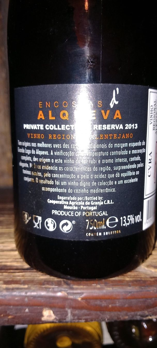 Vino: Encostas alqueva reserva 2013 – Nuovo (secondo la descrizione) da Le locle venduto da juliensaran 3