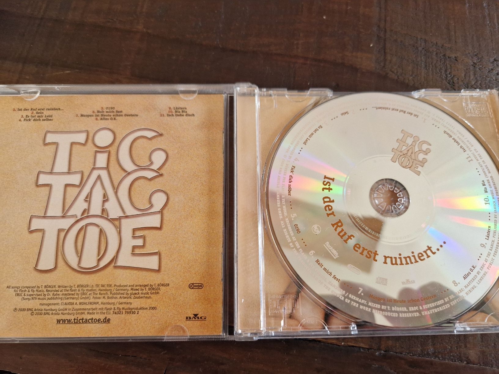 CD: Tic Tac Toe CD Ist der Ruf erst ruiniert... – Usato da Rain venduto da -LUMA- 1