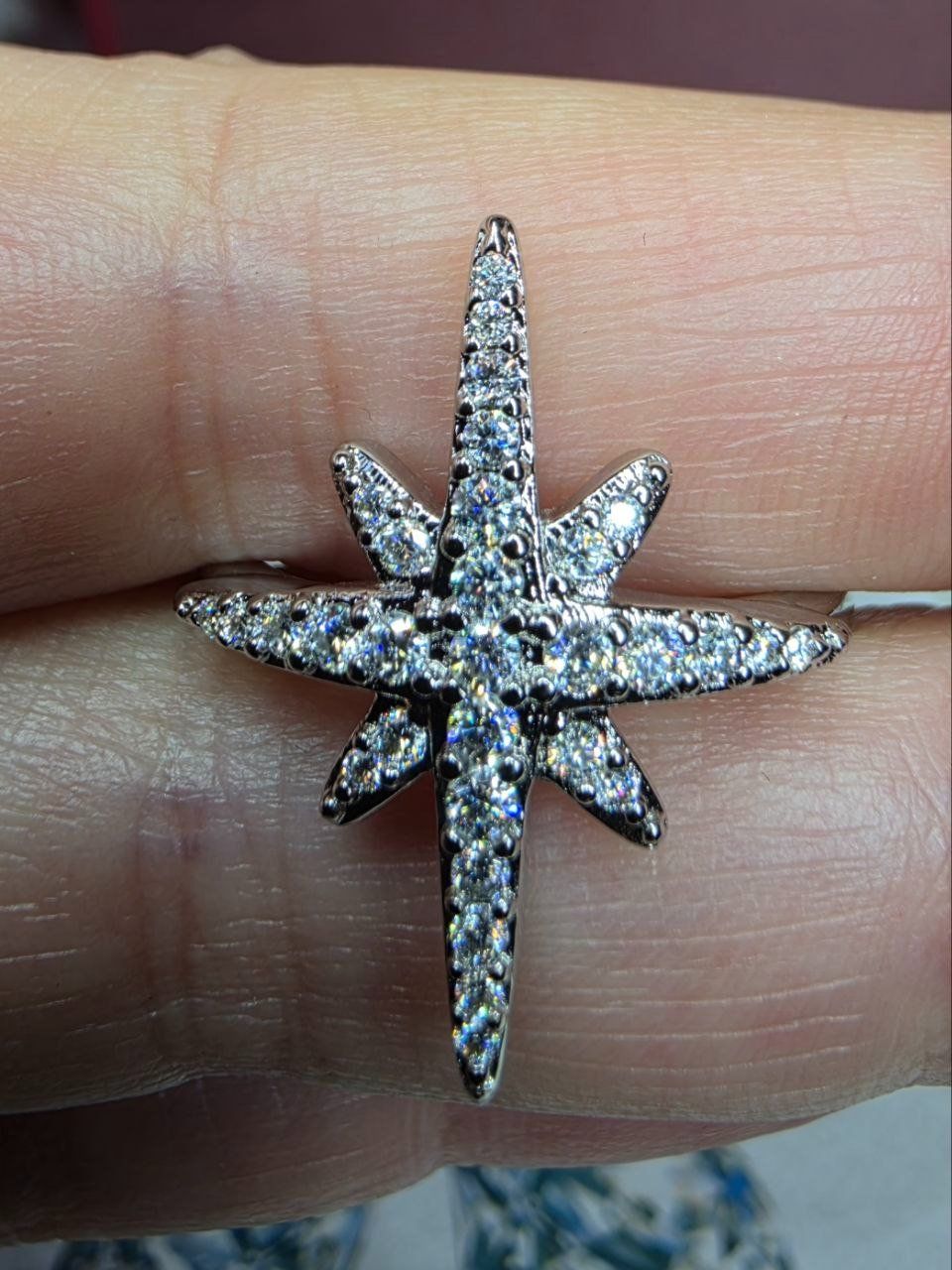 Anelli: Bague argent avec diamants de moissanite GRA – Nuovo e nell'imballaggio originale da Reconvilier venduto da Tsma67 7
