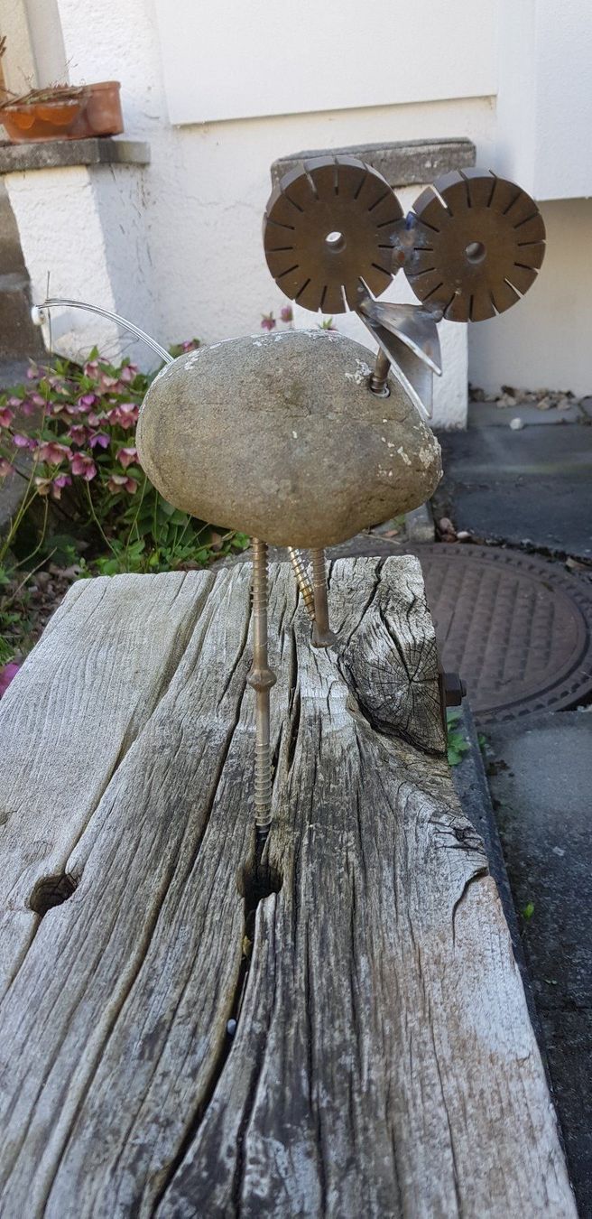 Sculptures & Statues: Stein-Metall Vogel – D'occasion à Schaffhausen par beny06 3