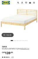 IKEA Bett TARVA+LUROY+Matratze