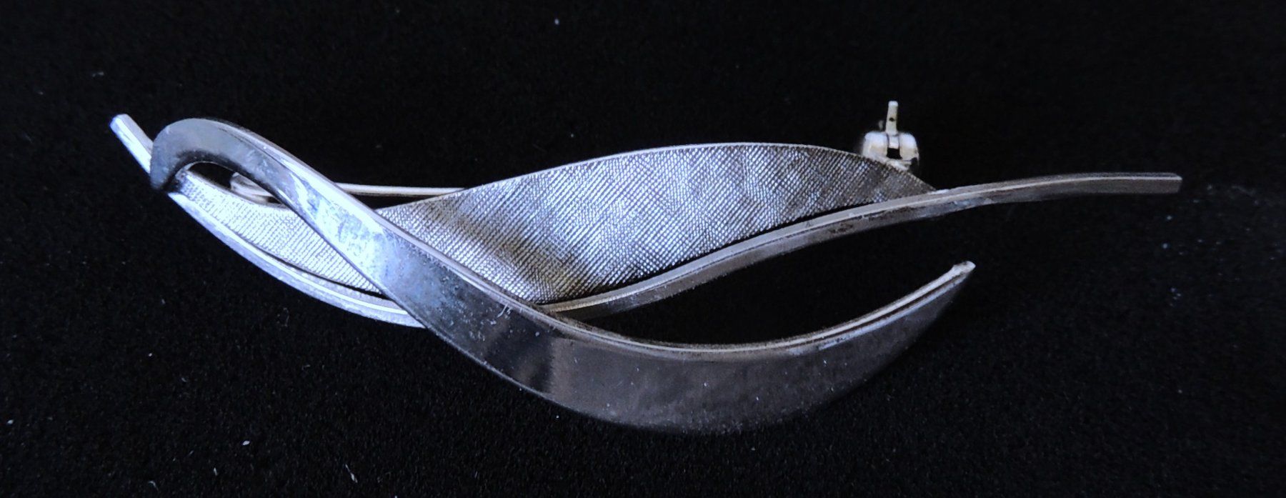 Spille & Fermagli: Rhodinierte Silber 800 Brosche  53 mm – Usato da Waldenburg venduto da schaller707 2