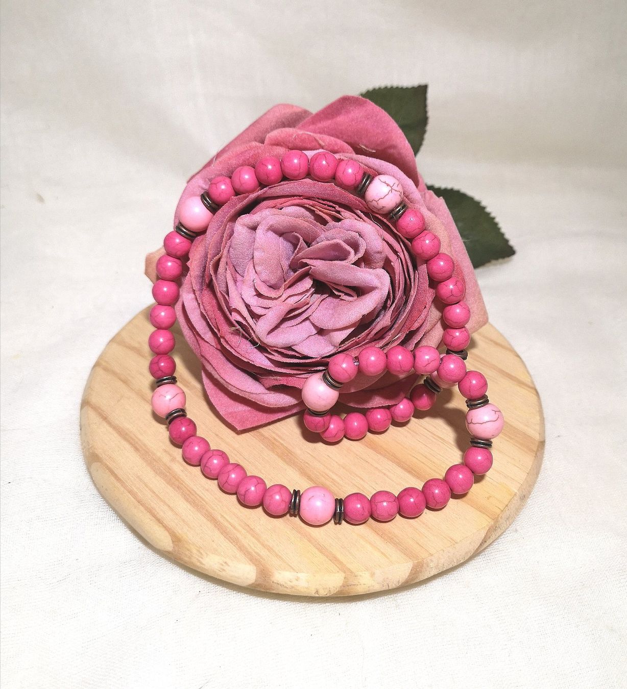 Catenine: altrosa-rosa Steink. - Spendenaktion – Nuovo (secondo la descrizione) da Unterkulm venduto da Nachtigall 2
