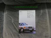 Mercedes-Benz S-Klasse W126 1988/08 Prospekt deutsch