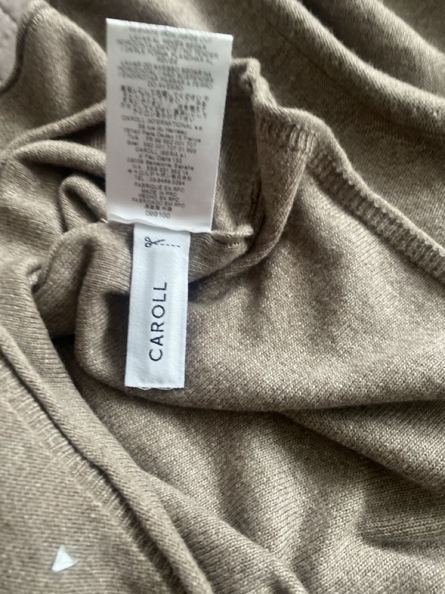Caroll Maglioni & Felpe: Pull Caroll beige, taille 40, doux et confortable! – Nuovo (secondo la descrizione) da Geneve venduto da pat_p76n 6