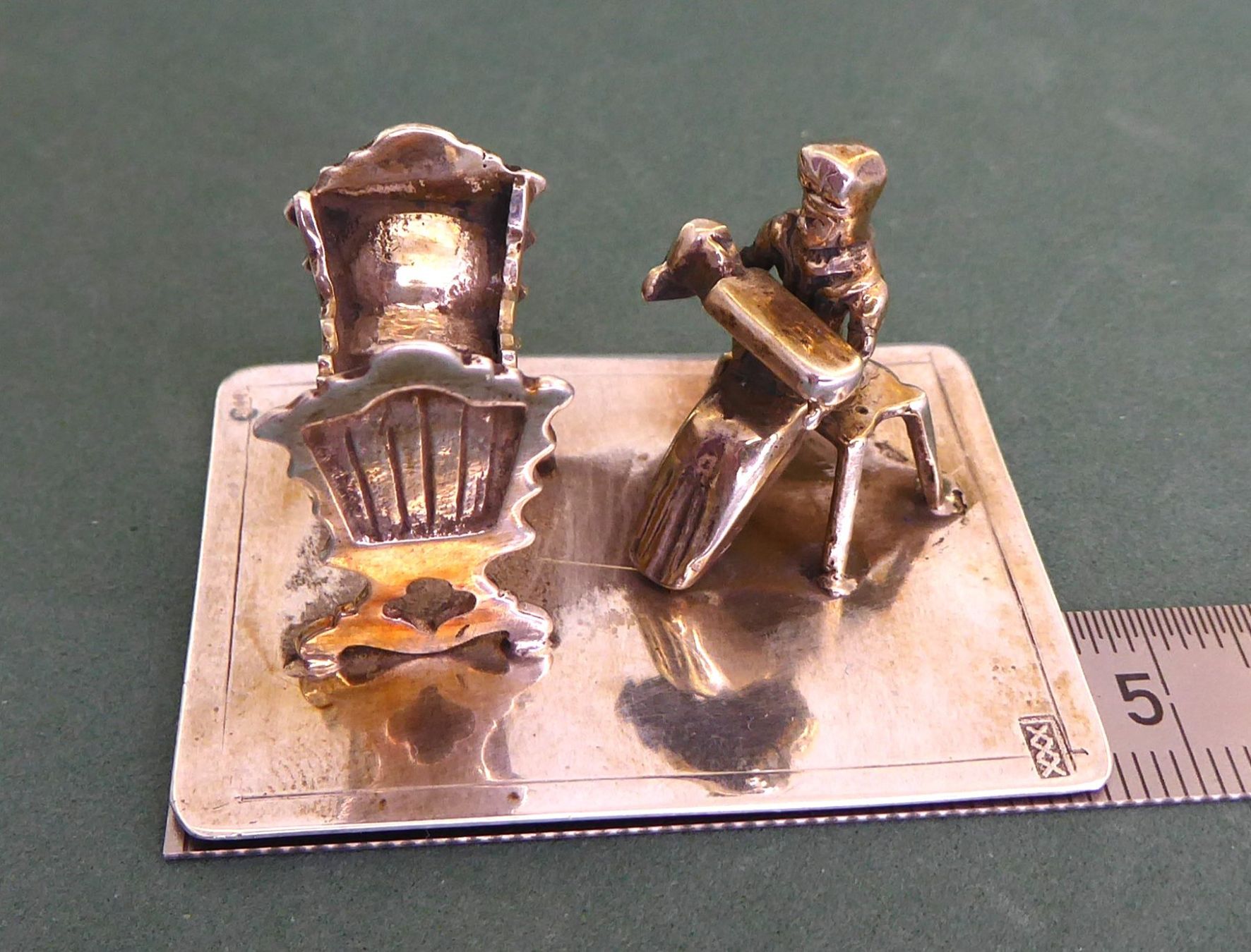 Figuren: Kleine Figur, Mutter und Kind 800 Silber vor 1953 – Gebraucht aus Muri AG von silvermouse007 4