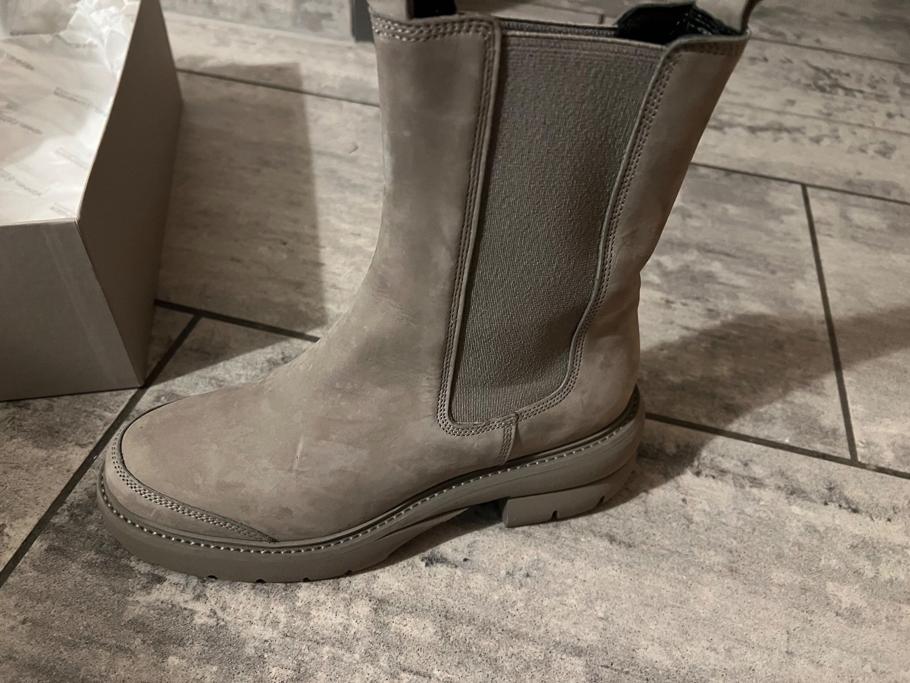 Kennel + Schmenger Scarpe da donna: Kennel & Schmenger  exklusive Leder Boots Premium gris – Nuovo (secondo la descrizione) da Oberrohrdorf venduto da Bikefee 1