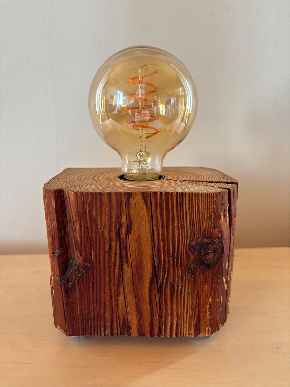 Lampade: Altholzlampe rustikal / DIY-Lampe / Nr 4 – Nuovo (secondo la descrizione) da Flawil venduto da lukas002 2
