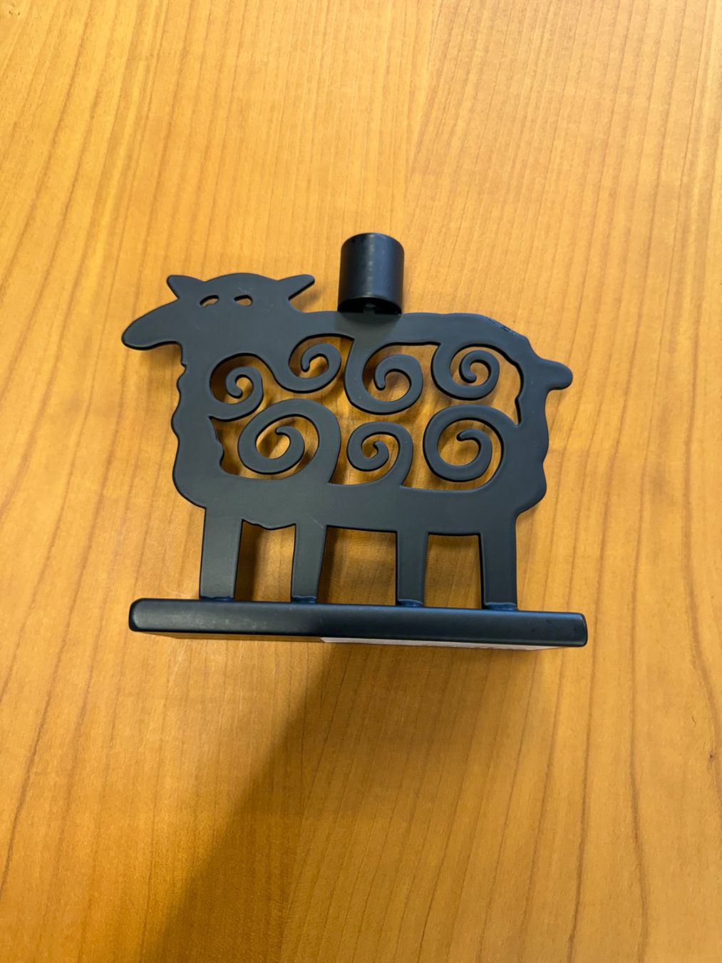 Portacandele: Kerzenständer Schaf aus Metall, schwarz – Nuovo (secondo la descrizione) da Winterthur venduto da hannes1812 1