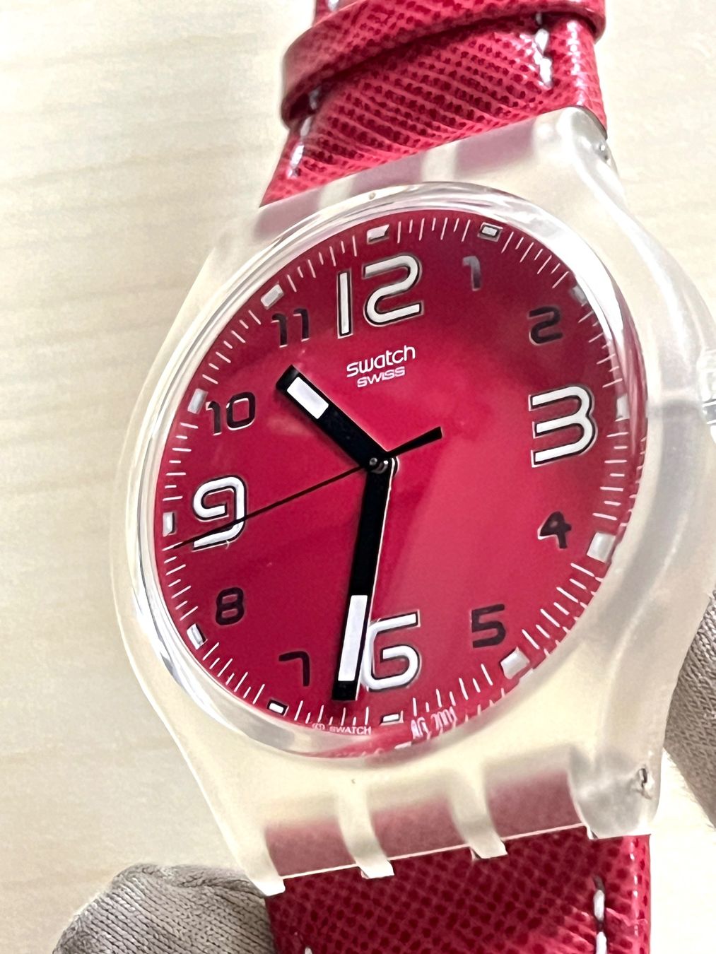 Swatch Orologi: Rote Swatch Uhr - Zeitlos, stylisch, auffällig – Usato da Grenchen venduto da chththl 2
