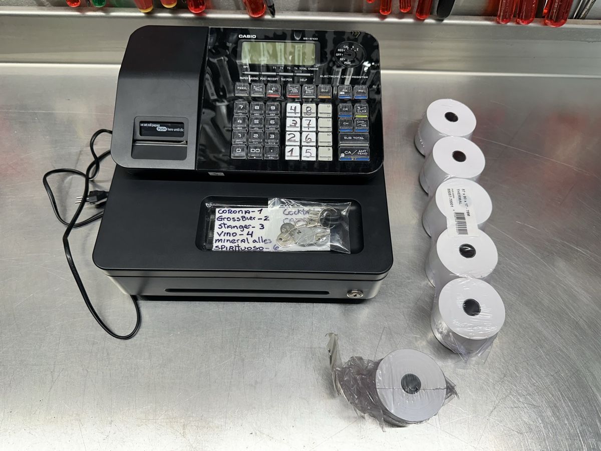 Casio Registratore di cassa: CASIO SE-S100 Electronic Cash Register – Usato da Schwende venduto da weesli 1