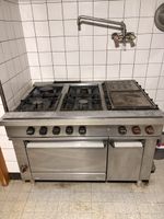 Gastronomie Gasherd Edelstahl