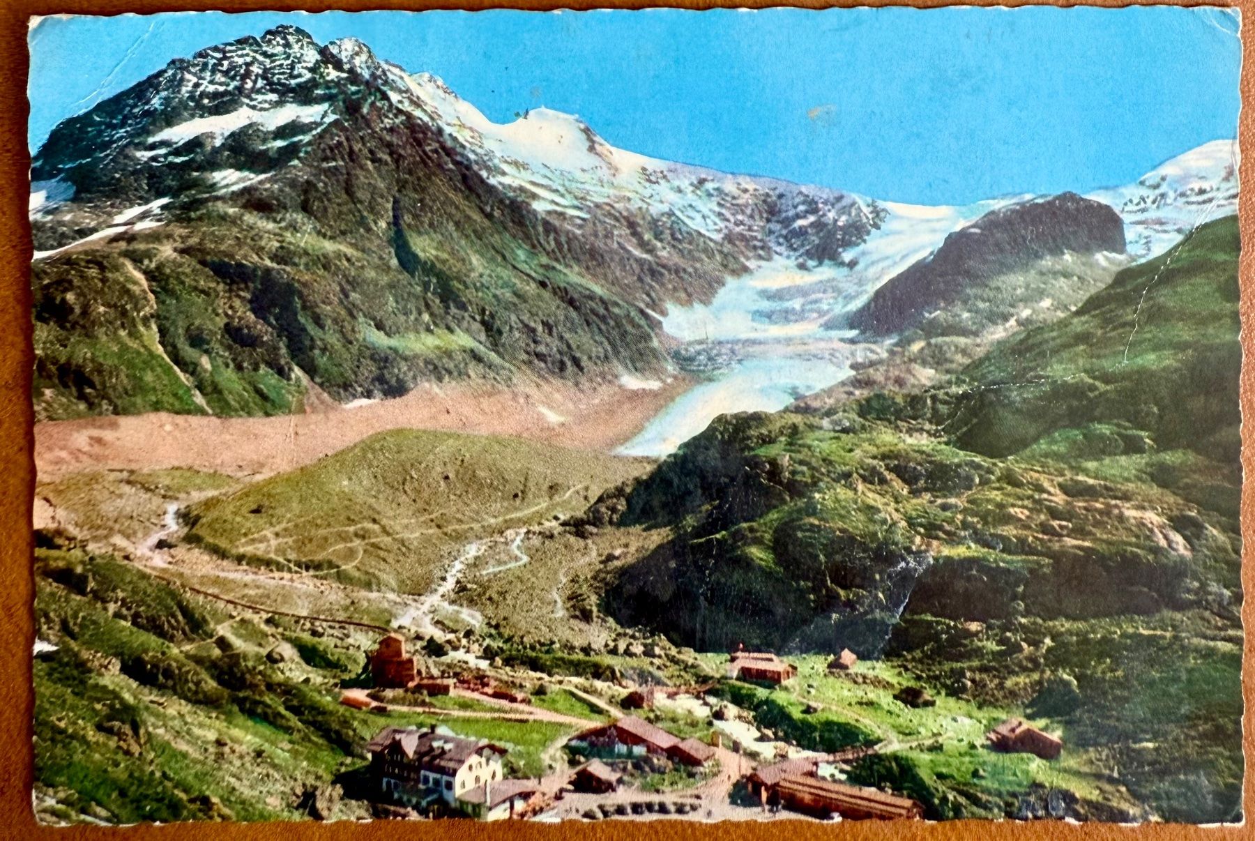 Ansichtskarten: Steingletscher - Sustenhorner 1958 – Gebraucht aus Lutry von Ediego
