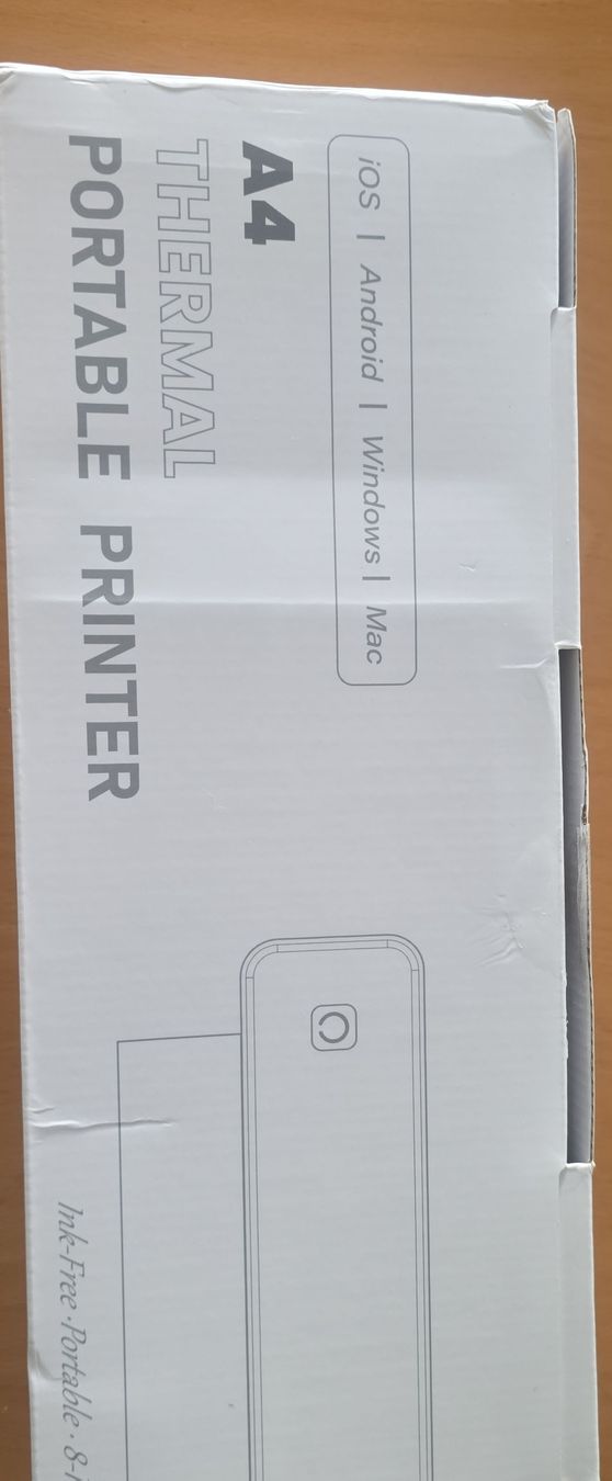 Drucker: A4 Thermodrucker tragbar für iOS Android Windows Mac – Neu und originalverpackt aus Binningen von Hofka64