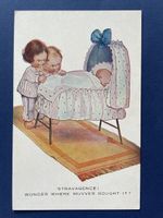 Vintage Postkarte Valentine's Serie, Kinder, Humorvoll