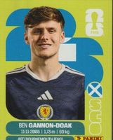 FIFA WORLD CUP 2026 Panini Sticker SCO 20 BEN GANNON - DOAK