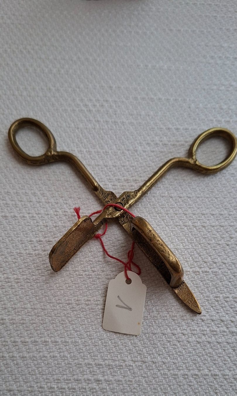 Tutti gli attrezzi: Kerzendochtschere mit Halter Messing ( 1 ) – Usato da Möhlin venduto da teddybaer8 5