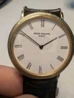 Patek Philippe Genève Calatrava Quartz Uhr Gold